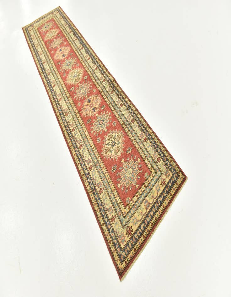 Detail image of  2' 7 x 10' 2  Hand Knotted Kazak Oriental Runner Rug