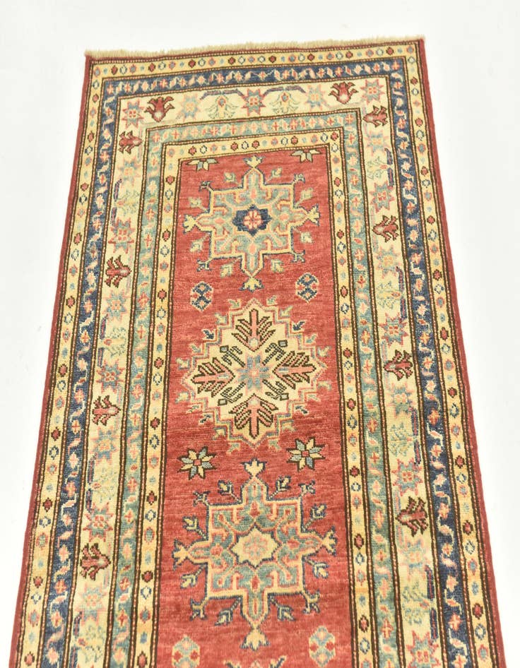 Detail image of  2' 7 x 10' 2  Hand Knotted Kazak Oriental Runner Rug