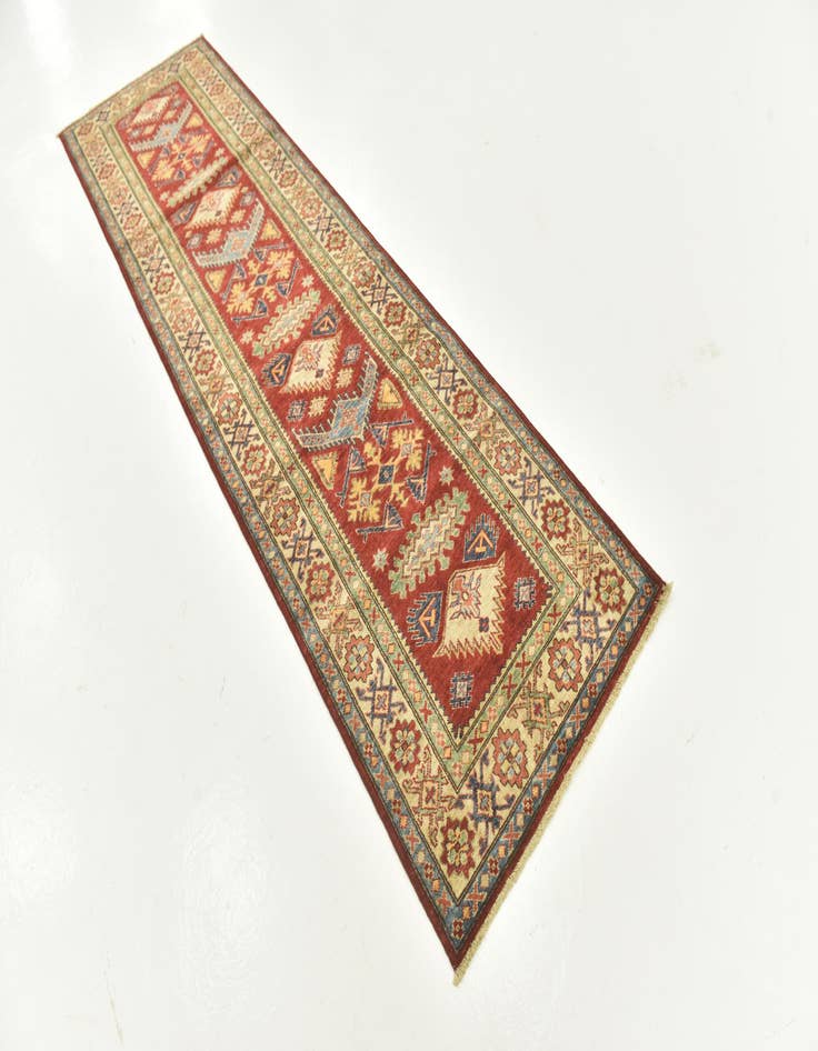 Detail image of  2' 9 x 9' 9  Hand Knotted Kazak Oriental Runner Rug