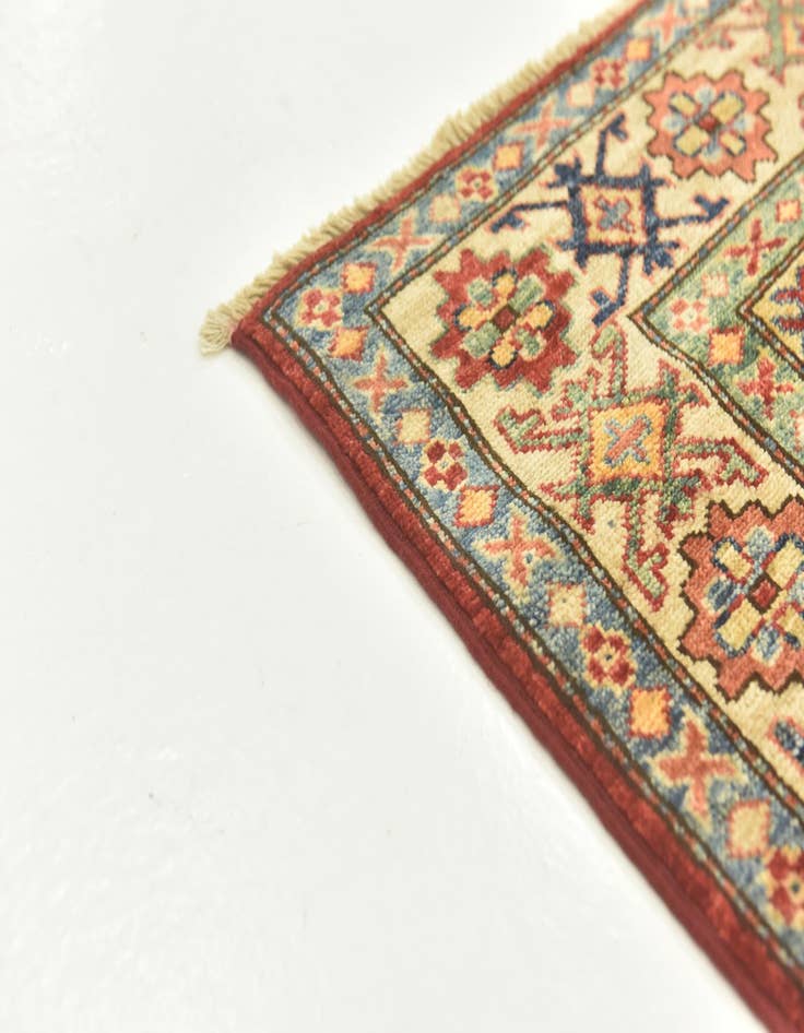 Detail image of  2' 9 x 9' 9  Hand Knotted Kazak Oriental Runner Rug