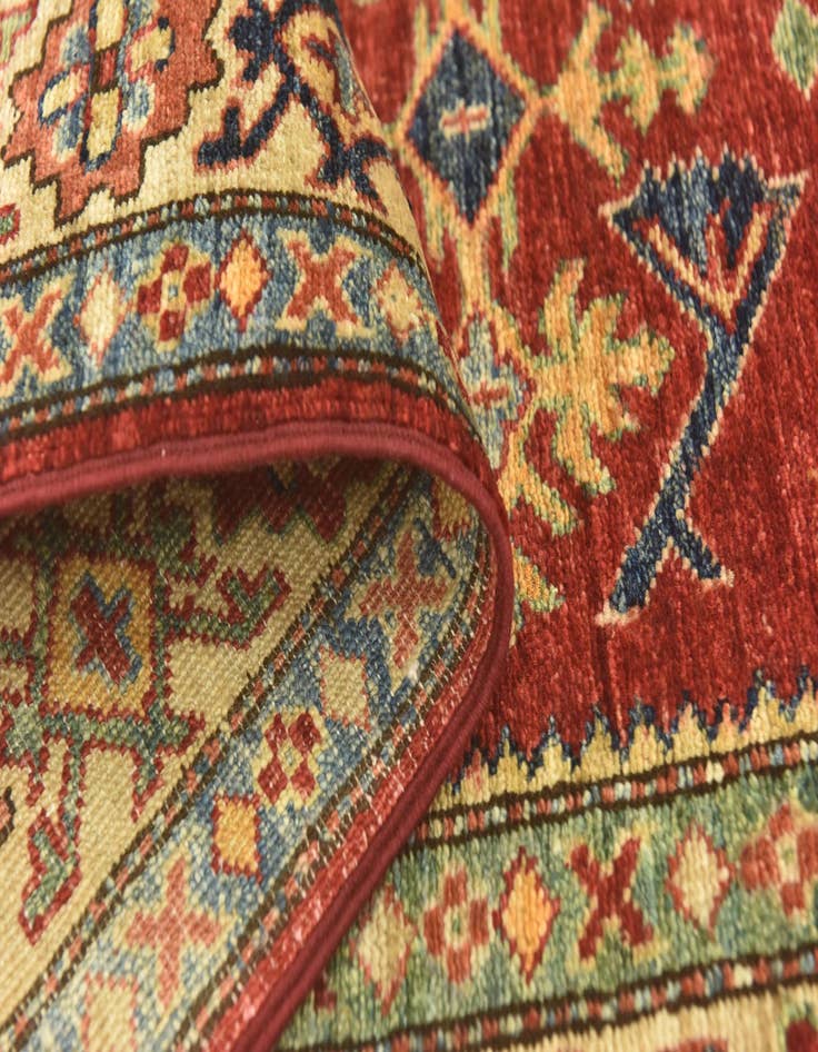Detail image of  2' 9 x 9' 9  Hand Knotted Kazak Oriental Runner Rug