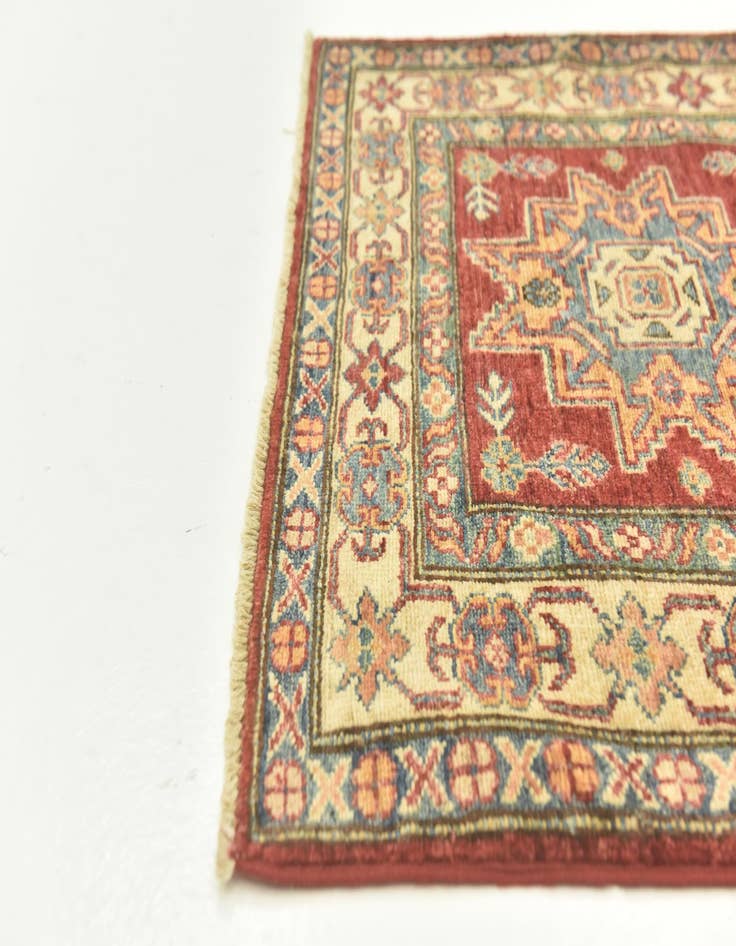 Detail image of  2' 6 x 9' 6  Hand Knotted Kazak Oriental Runner Rug
