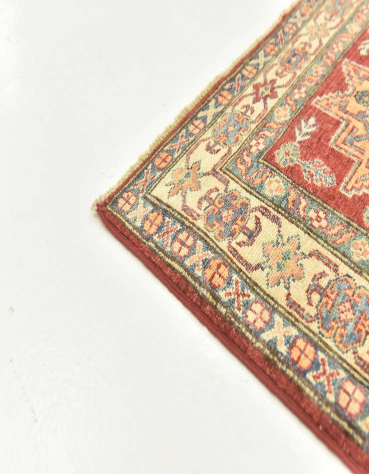 Detail image of  2' 6 x 9' 6  Hand Knotted Kazak Oriental Runner Rug