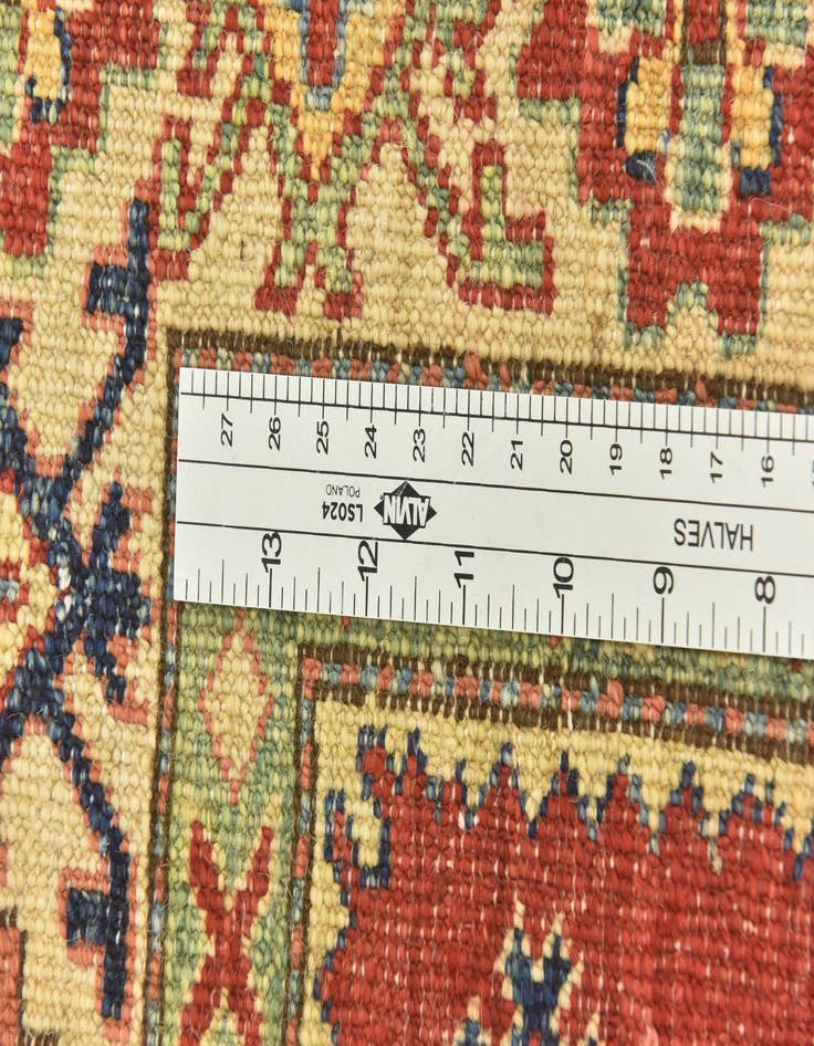 Detail image of  2' 8 x 9' 10  Hand Knotted Kazak Oriental Runner Rug