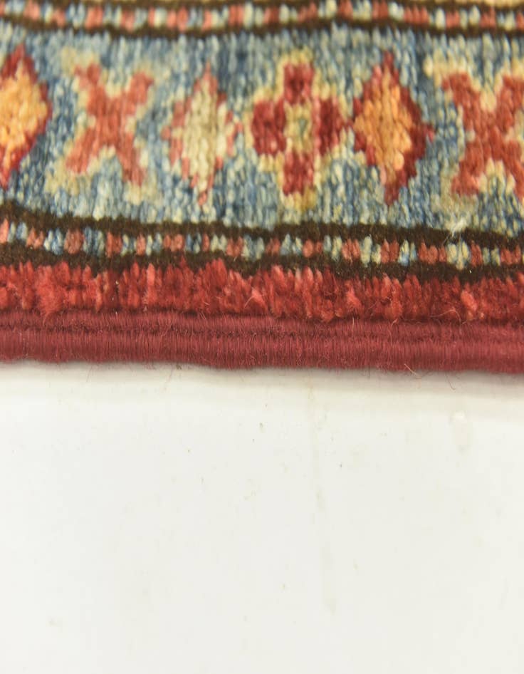 Detail image of  2' 8 x 9' 10  Hand Knotted Kazak Oriental Runner Rug