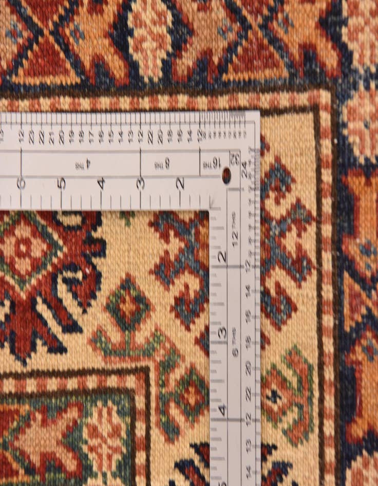 Detail image of  2' 8 x 9' 10  Hand Knotted Kazak Oriental Runner Rug
