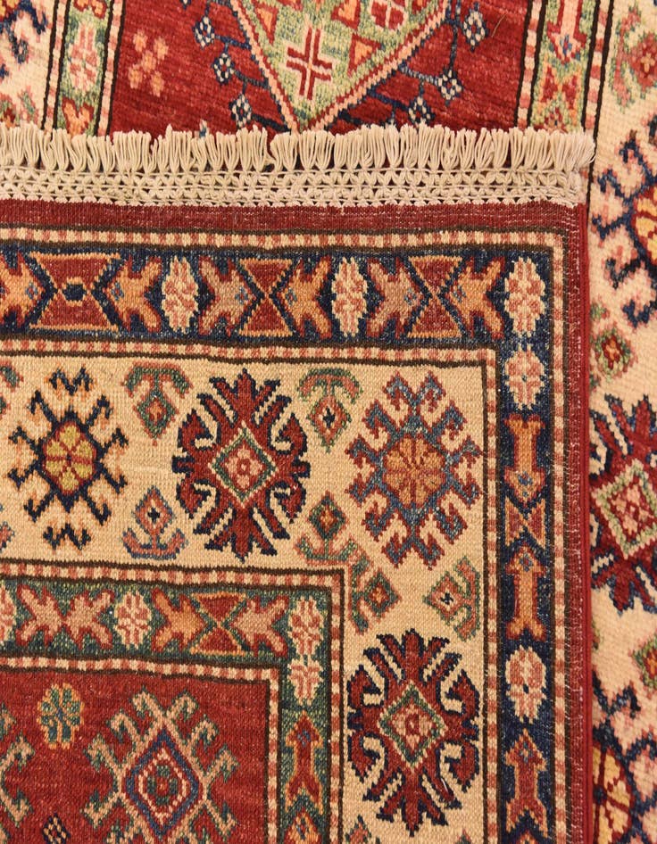 Detail image of  2' 8 x 9' 10  Hand Knotted Kazak Oriental Runner Rug