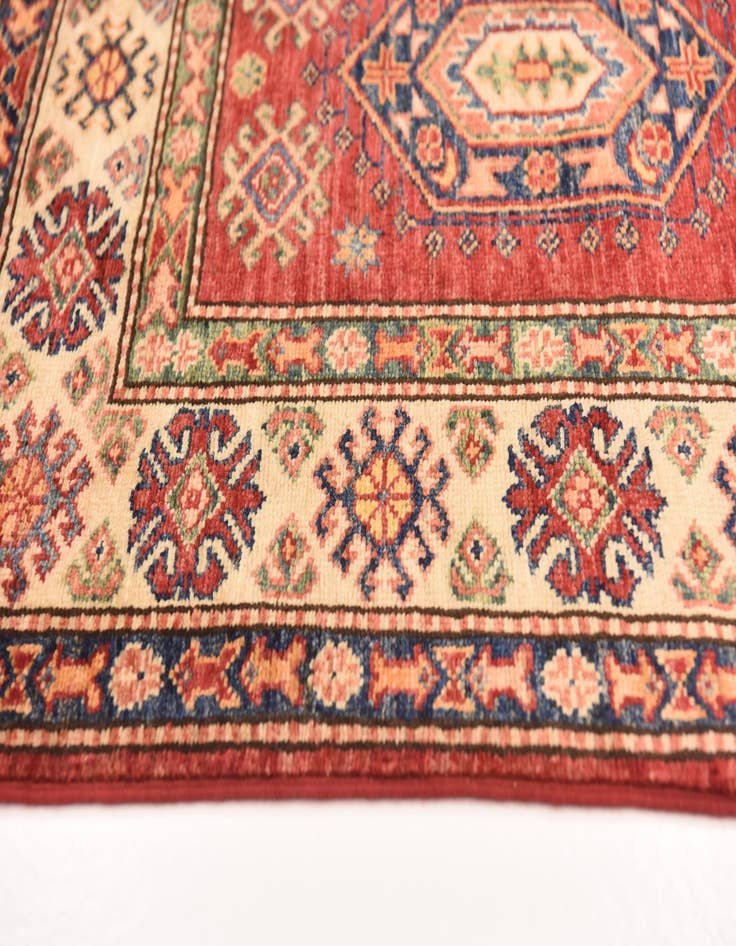 Detail image of  2' 8 x 9' 10  Hand Knotted Kazak Oriental Runner Rug