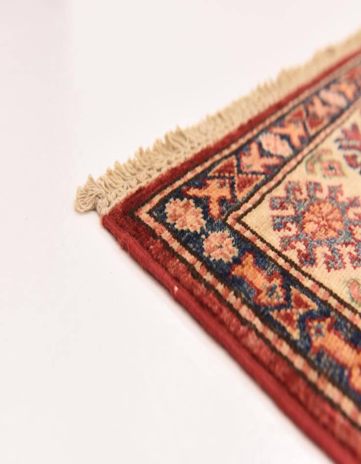 Detail image of  2' 8 x 9' 10  Hand Knotted Kazak Oriental Runner Rug