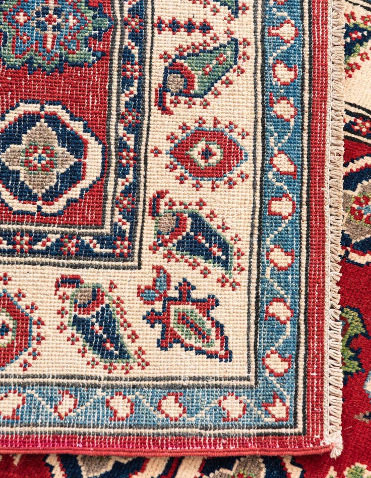 Detail image of  2' 9 x 9' 8  Hand Knotted Kazak Runner Rug
