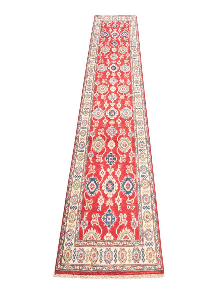 Detail image of  2' 9 x 9' 9  Hand Knotted Kazak Runner Rug