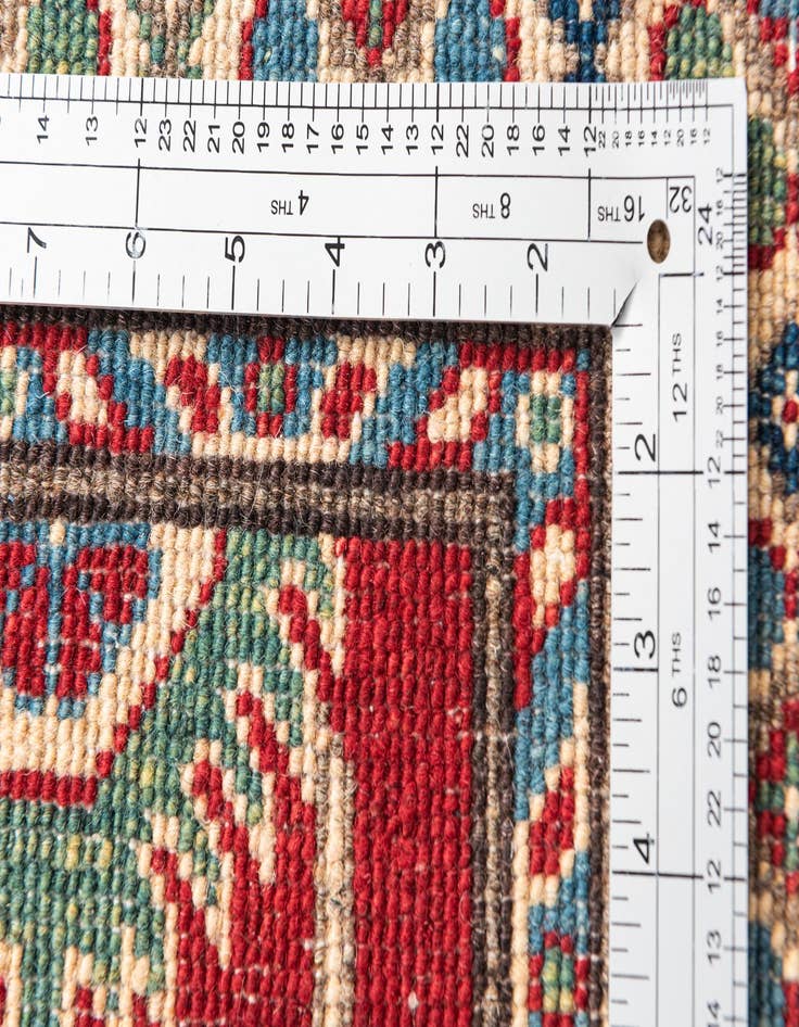 Detail image of  2' 9 x 9' 9  Hand Knotted Kazak Runner Rug