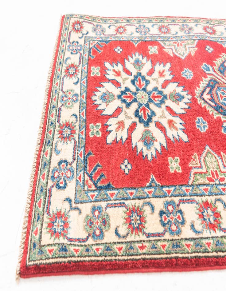 Detail image of  2' 8 x 9' 7  Hand Knotted Kazak Runner Rug
