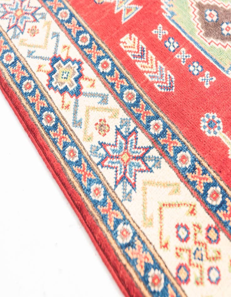 Detail image of  2' 7 x 9' 9  Hand Knotted Kazak Runner Rug