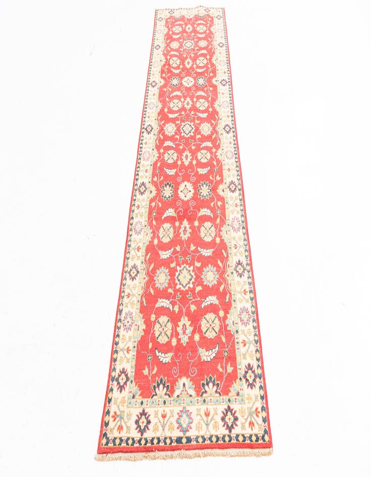 Detail image of  2' 7 x 9' 9  Hand Knotted Kazak Runner Rug