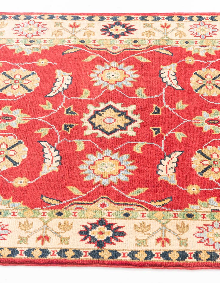 Detail image of  2' 7 x 9' 9  Hand Knotted Kazak Runner Rug