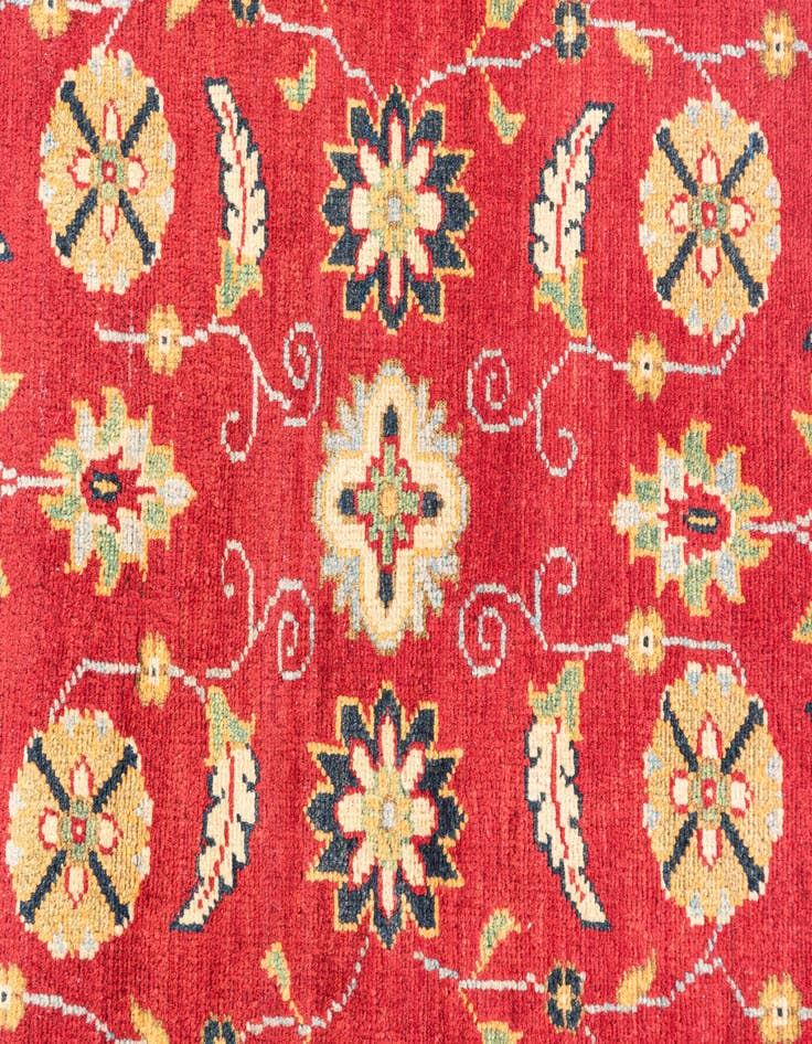 Detail image of  2' 7 x 9' 9  Hand Knotted Kazak Runner Rug