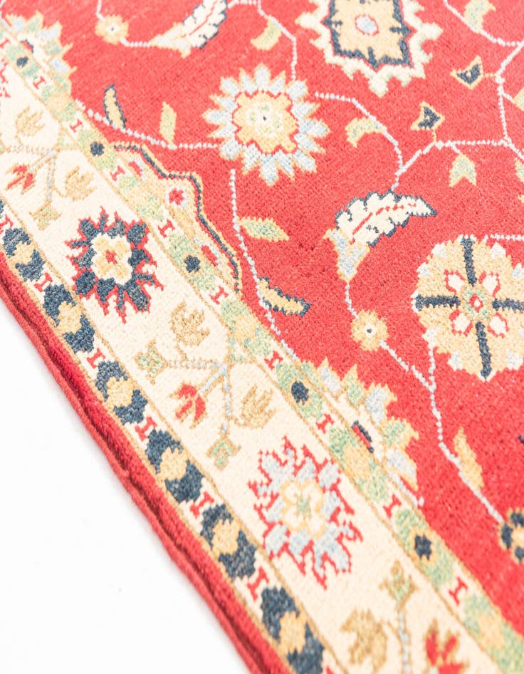 Detail image of  2' 7 x 9' 9  Hand Knotted Kazak Runner Rug