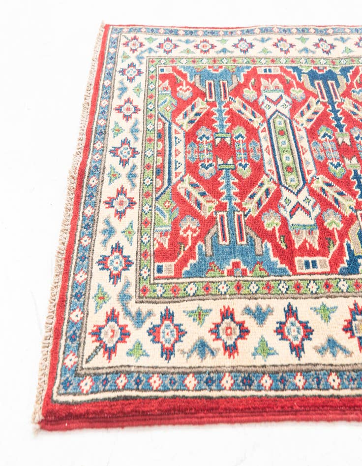 Detail image of  2' 9 x 9' 10  Hand Knotted Kazak Runner Rug