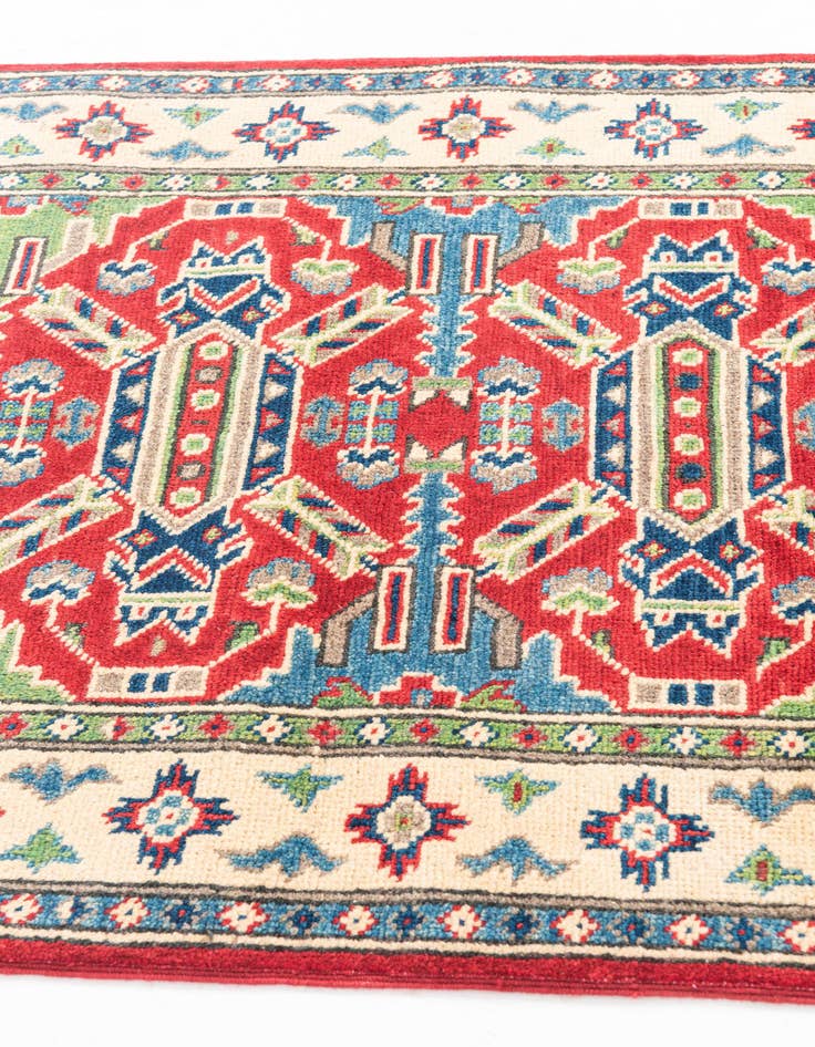 Detail image of  2' 9 x 9' 10  Hand Knotted Kazak Runner Rug