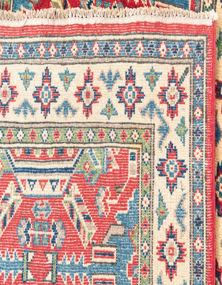 Detail image of  2' 9 x 9' 10  Hand Knotted Kazak Runner Rug