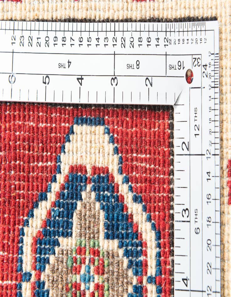 Detail image of  2' 9 x 9' 10  Hand Knotted Kazak Runner Rug