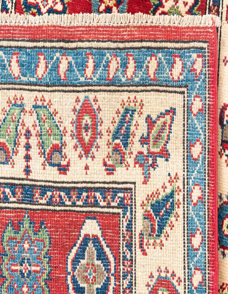 Detail image of  2' 9 x 9' 10  Hand Knotted Kazak Runner Rug