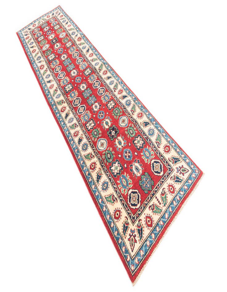 Detail image of  2' 8 x 9' 7  Hand Knotted Kazak Runner Rug