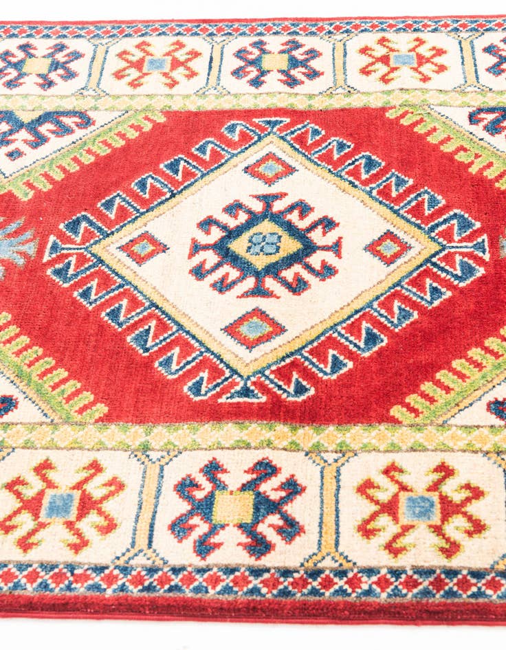 Detail image of  2' 8 x 10' 1  Hand Knotted Kazak Runner Rug