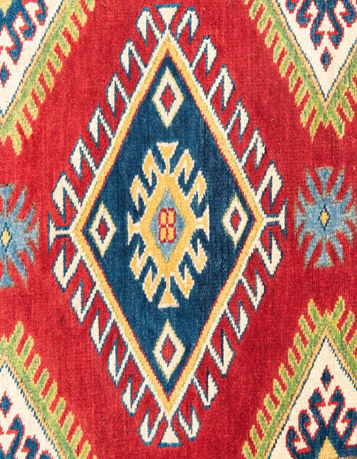 Detail image of  2' 8 x 10' 1  Hand Knotted Kazak Runner Rug