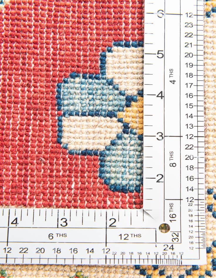 Detail image of  2' 8 x 10' 1  Hand Knotted Kazak Runner Rug