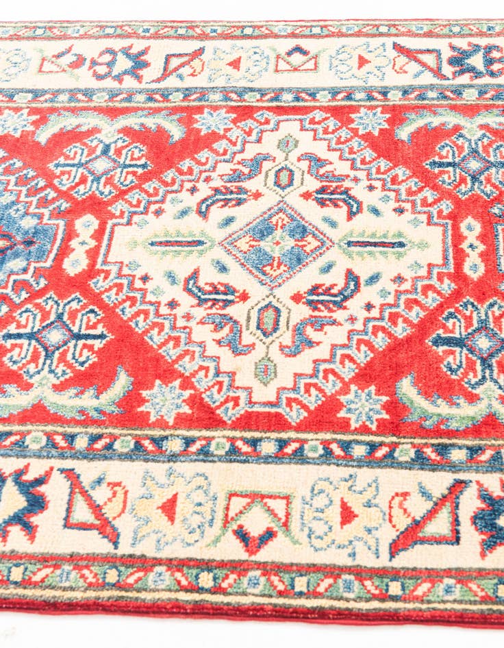Detail image of  2' 8 x 9' 8  Hand Knotted Kazak Runner Rug