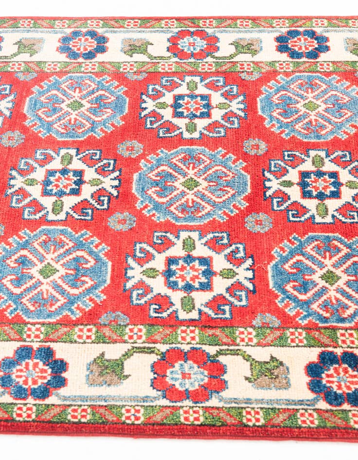 Detail image of  2' 10 x 9' 6  Hand Knotted Kazak Runner Rug