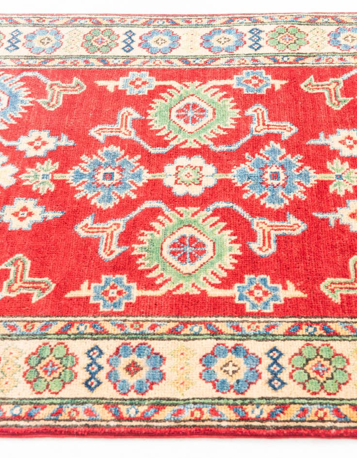 Detail image of  2' 8 x 9' 8  Hand Knotted Kazak Runner Rug