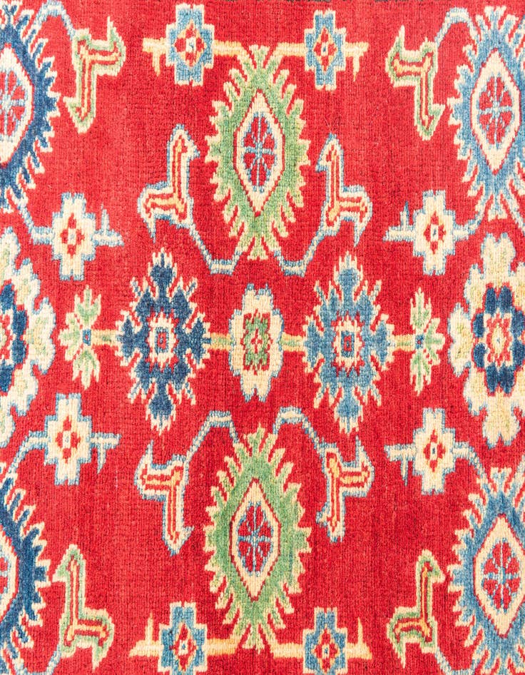 Detail image of  2' 8 x 9' 8  Hand Knotted Kazak Runner Rug