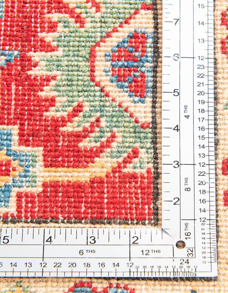 Detail image of  2' 8 x 9' 8  Hand Knotted Kazak Runner Rug