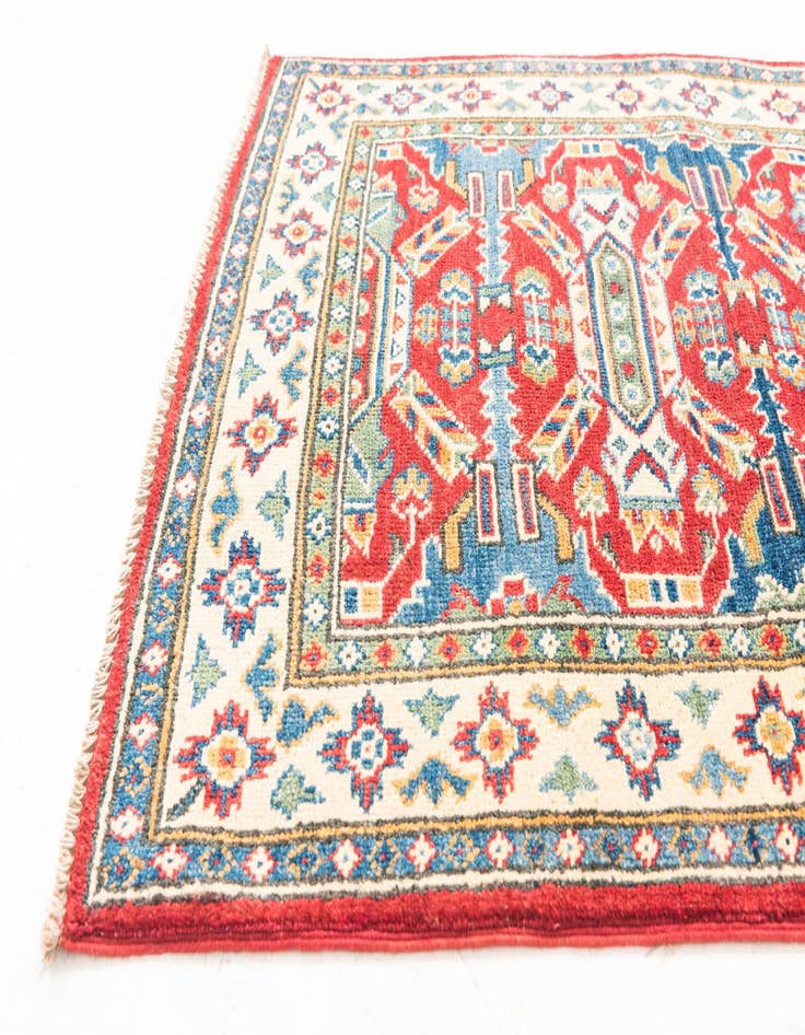 Detail image of  2' 9 x 9' 4  Hand Knotted Kazak Runner Rug