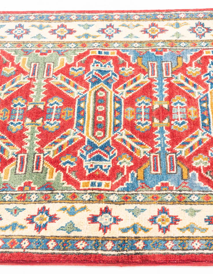 Detail image of  2' 9 x 9' 4  Hand Knotted Kazak Runner Rug