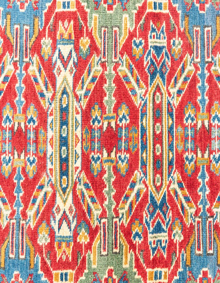 Detail image of  2' 9 x 9' 4  Hand Knotted Kazak Runner Rug