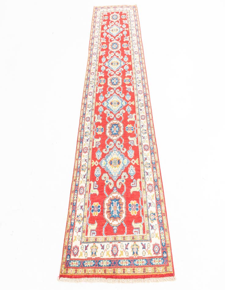 Detail image of  2' 9 x 9' 9  Hand Knotted Kazak Runner Rug