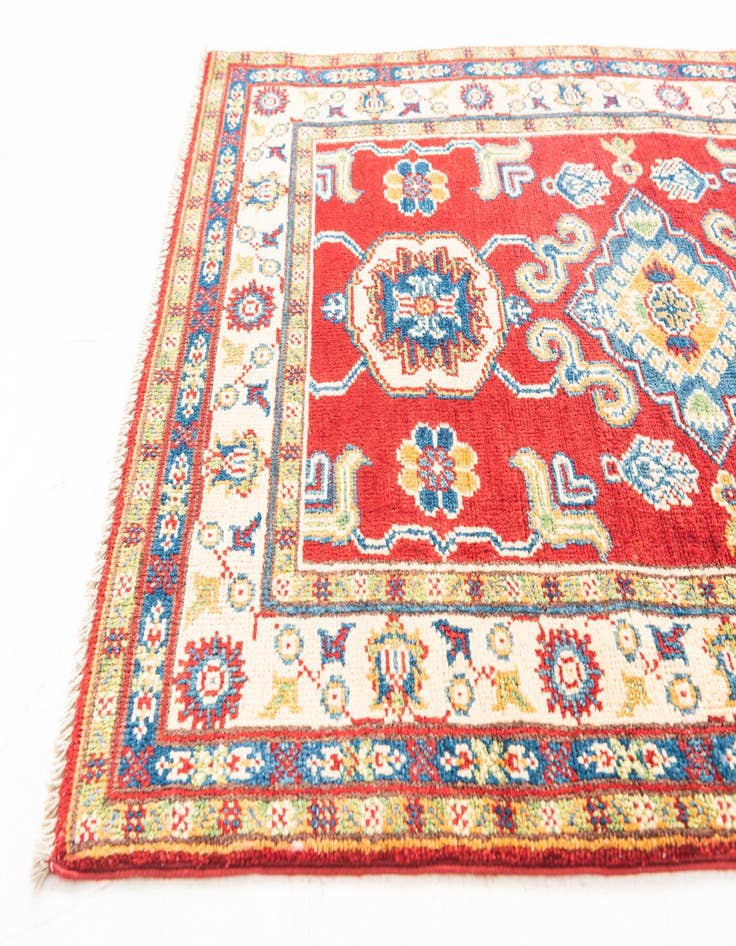 Detail image of  2' 9 x 9' 9  Hand Knotted Kazak Runner Rug