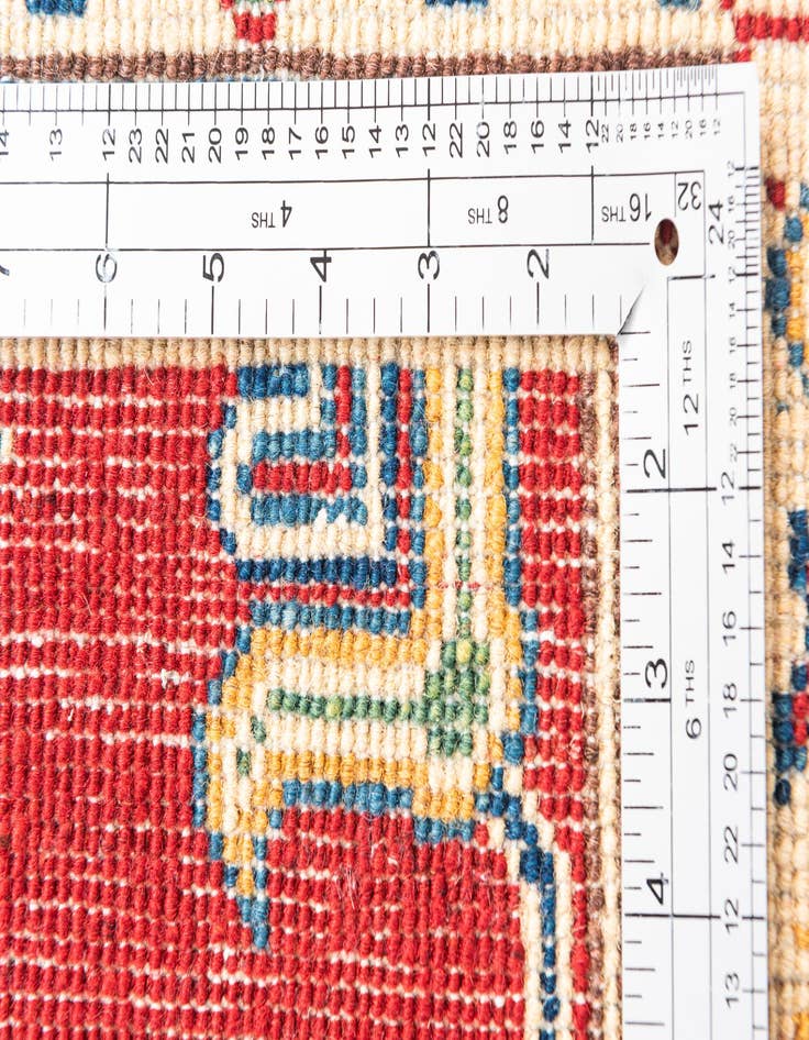 Detail image of  2' 9 x 9' 9  Hand Knotted Kazak Runner Rug