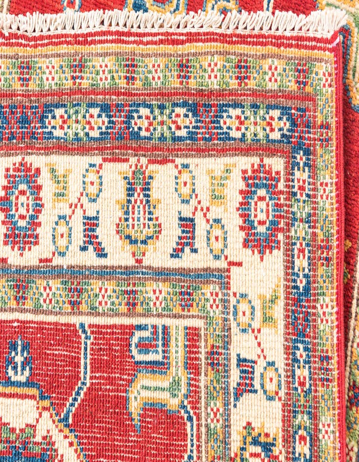 Detail image of  2' 9 x 9' 9  Hand Knotted Kazak Runner Rug