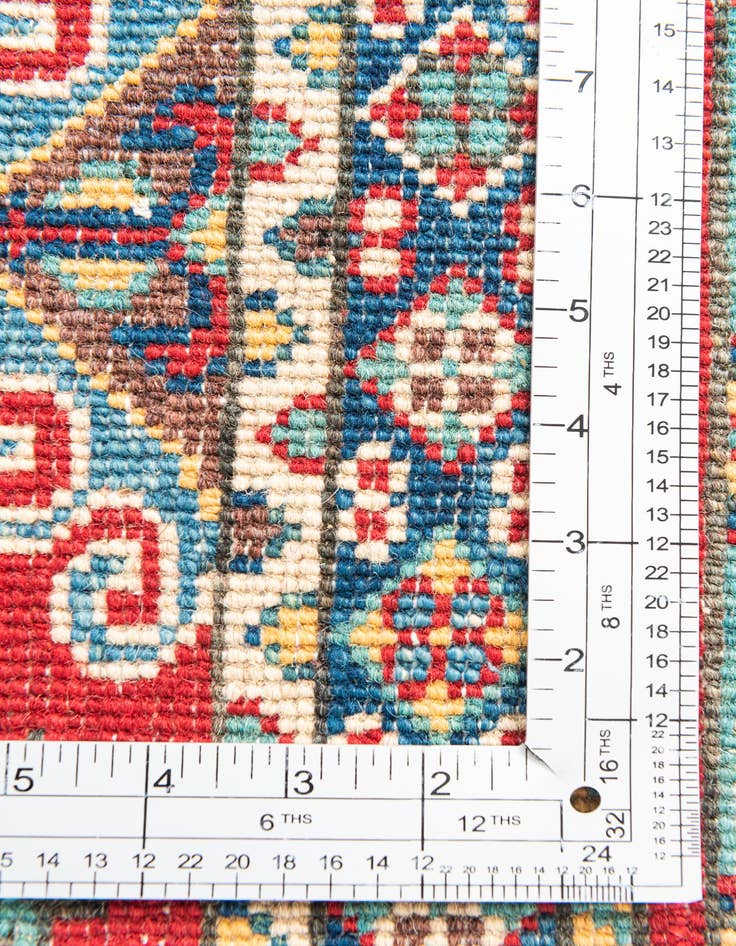 Detail image of  2' 10 x 9' 8  Hand Knotted Kazak Runner Rug