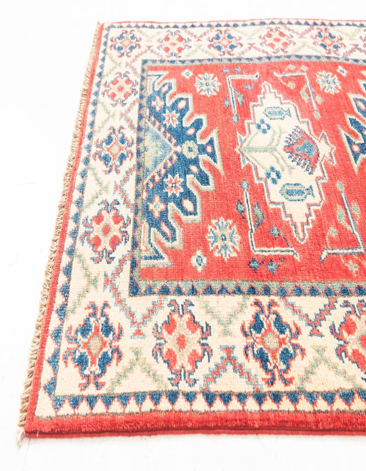 Detail image of  2' 9 x 9' 9  Hand Knotted Kazak Runner Rug