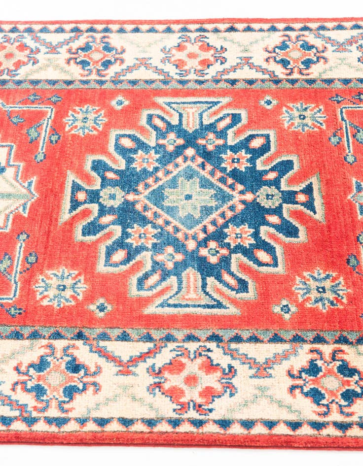 Detail image of  2' 9 x 9' 9  Hand Knotted Kazak Runner Rug