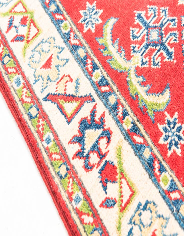 Detail image of  2' 8 x 9' 7  Hand Knotted Kazak Runner Rug