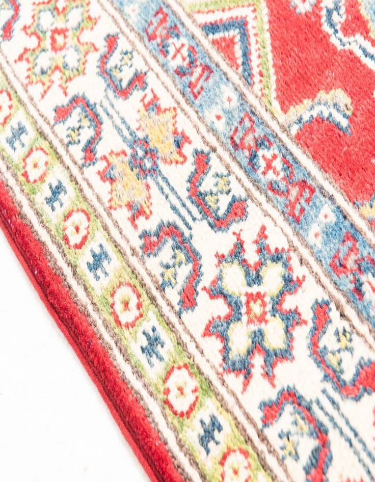Detail image of  2' 8 x 9' 6  Hand Knotted Kazak Runner Rug