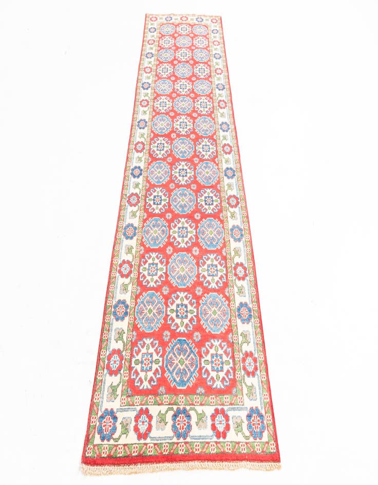 Detail image of  2' 9 x 9' 8  Hand Knotted Kazak Runner Rug