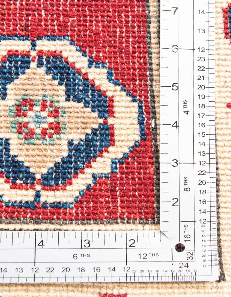 Detail image of  2' 10 x 10' 3  Hand Knotted Kazak Runner Rug